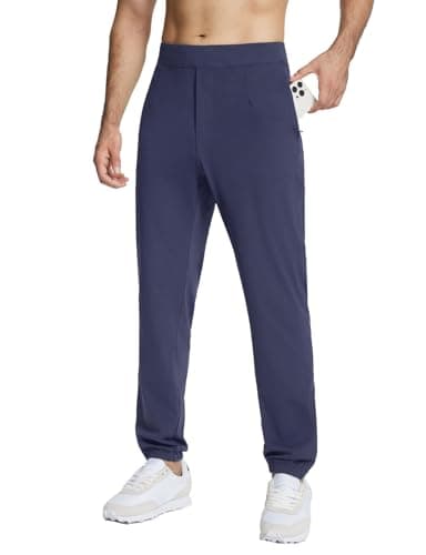 Baleaf Men's 30'' Stretch Lightweight Golf Joggers Pants for Workout & Travel Quick Dry Sweatpants Zip Pockets
| Baleaf