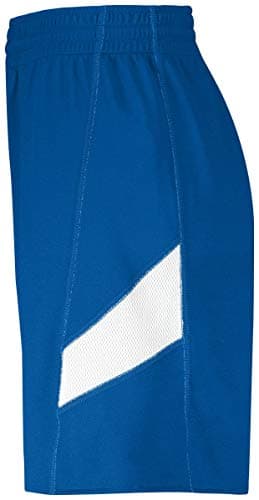 Augusta Sportswear Holloway Sportswear Women's Dual-Side Single Ply Shorts - Royal/White for Fitness Enthusiasts during