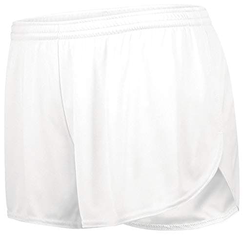 Holloway Sportswear Women's PR Max Track Shorts:XL White | Lightweight, Breathable Running Shorts for Women XL White