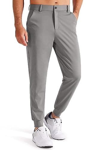 Libin Men's 4-Way Stretch Golf Joggers with Pockets Global Recycled Standard  
Libin Men's Slim Fit Sweatpants for Work