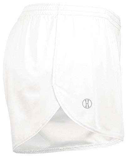 Holloway Sportswear Women's PR Max Track Shorts:XL White | Lightweight, Breathable Running Shorts for Women XL White
