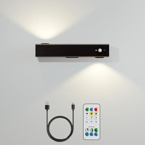 Wireless Motion Sensor Rechargeable Brass Hallway Light with Remote Control -2 Pack
| Rechargeable Magnetic Indoor Bras