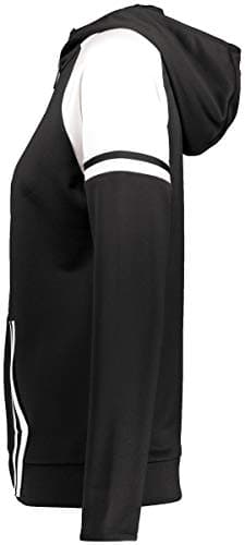 Holloway Sportswear Womens SeriesX Jacket L Black/White - Ultralight Waterproof Breathable Fleece Jacket for Hiking Adve