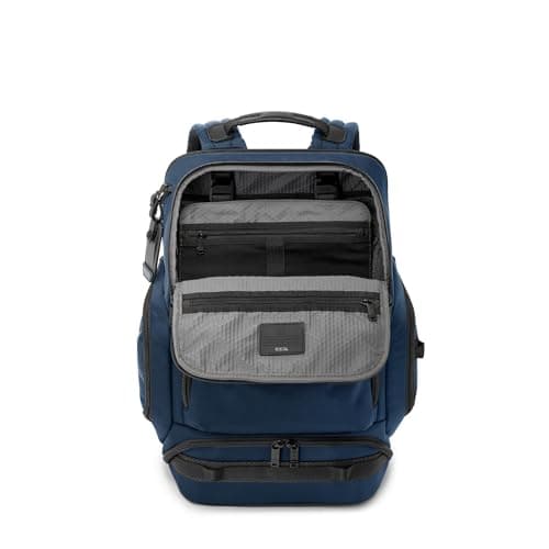 TUMI Alpha Bravo Renegade Travel Backpack & Laptop Bag - For Travelers - With TUMI Tracer - 18.5" X 1|8" X 7.0" - Navy