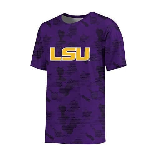 Holloway Men's NCAA Cotton-Touch Poly Camo Tee | Comfortable & Stylish Collegiate Shirt for Sports Fans
