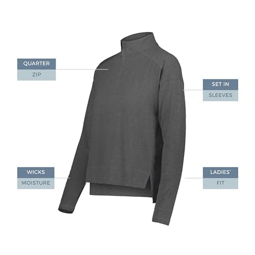 Holloway Women's Ventura 1/4 Zip Pullover Fleece Jacket for Outdoor Adventure
| Holloway Women's Ventura 1/4 Zip Pullov
