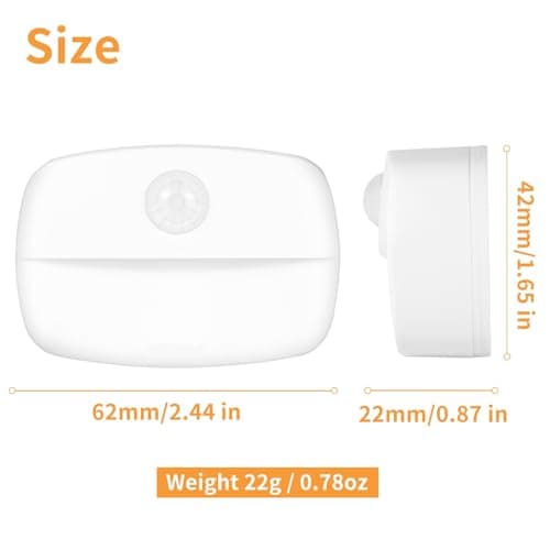 ZISUYU Motion Sensor Night Light for Hallway and Staircase (Patent Applied)  
ZISUYU Motion Sensor Night Light for Bathr