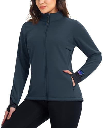 Women's Waterproof Fleece Running Jacket Zip Up for Cold Weather Workouts
| Women's 33,000ft Fleece Jacket Waterproof Z
