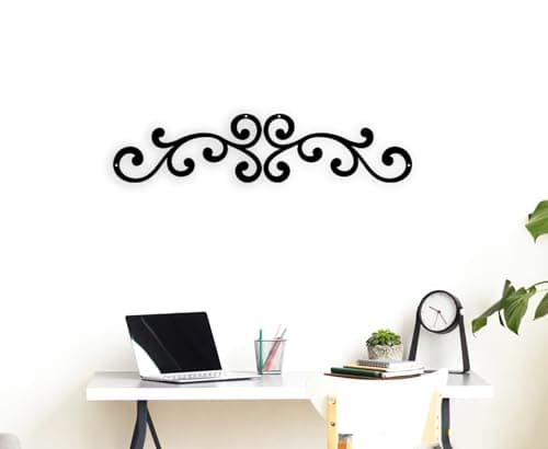 Rustic Iron Metal Scroll Wall Art for Front Porch and Entryway Decor
| Pair Scroll Metal Decorations for Living Room Ha