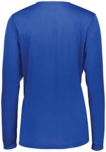 Holloway Sportswear Women's Long Sleeve Tee 3XL Royal: Warmth, Moisture Wicking, Casual Wear