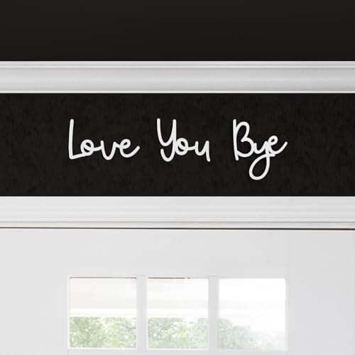 Dripykiaa Love You Bye Wood Sign Boho Decor Express Love and Warm for Your Family Home Wall Art Gift Valentine Decoratio