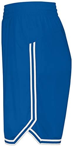 Augusta Sportswear Retro Basketball Shorts for Women XS Royal/White