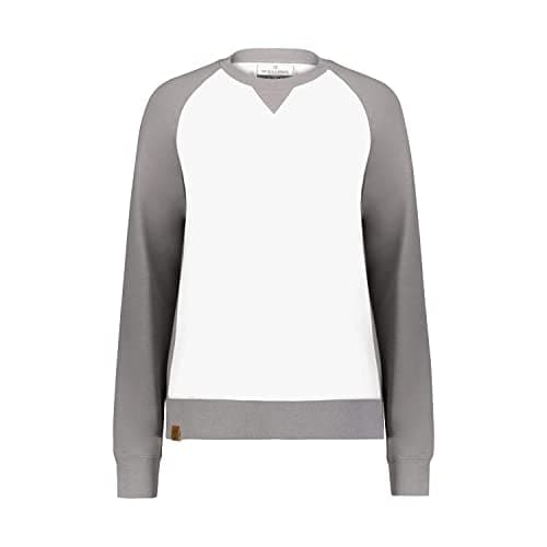 Holloway Women's All-American Fleece Crew + Warm + Active Ladies + Workout Gym + Quick Dry + Medium Stretch + 8.5 oz