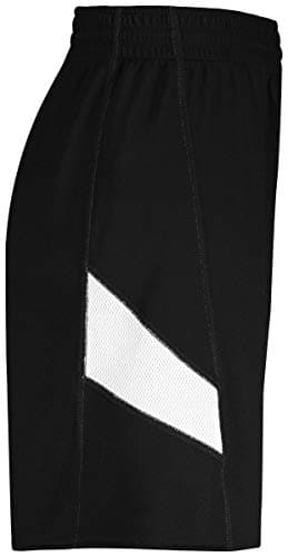Holloway Ladies Dual-Side Single Ply Shorts 2Xl Black/White: Running Lightweight Cooling Shorts for Women