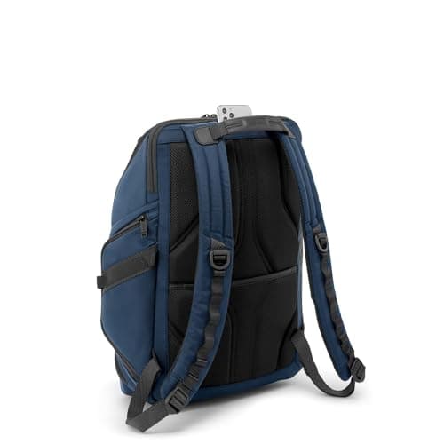 TUMI Alpha Bravo Renegade Travel Backpack & Laptop Bag - For Travelers - With TUMI Tracer - 18.5" X 1|8" X 7.0" - Navy