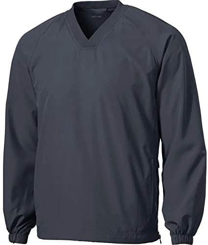 Joe's USA Men's Athletic V-Neck Raglan Wind Shirts for Athletes and Outdoor Enthusiasts - XS-6XL