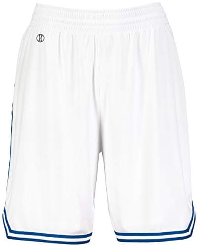 Augusta Sportswear Holloway Sportswear White/Royal Retro Basketball Shorts for WomenXS Size