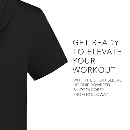 Holloway Men's Coolcore Short Sleeve Hoodie for Warm Climate Outdoor Activities
| Holloway Men's Coolcore Short Sleeve
