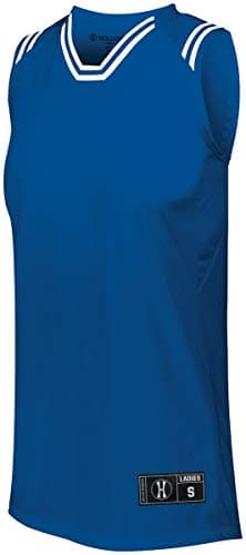 Augusta Sportswear Retro Basketball Shorts for Women XS Royal/White