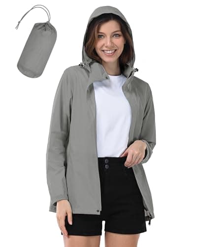 Women's 33,000ft Rain Jacket: Waterproof, Lightweight, and Packable for Golf, Hiking, and Travel
| 33,000ft Women's Rai