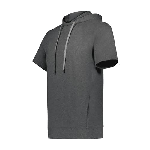 Holloway Ventura Soft Knit Short Sleeve Hoodie - Athletic Sweatshirt for Men Training Gym Casual Wear
