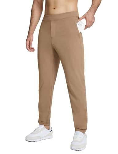 Baleaf Men's 30'' Stretch Lightweight Golf Joggers Pants for Workout & Travel Quick Dry Sweatpants Zip Pockets
| Baleaf