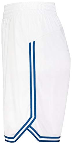 Augusta Sportswear Holloway Sportswear White/Royal Retro Basketball Shorts for WomenXS Size