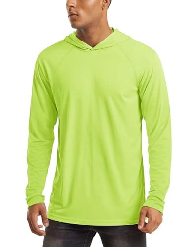 UPF 50+ Men's Hooded Sun Protection T-Shirts for Fishing and Athletic Pursuits
| Men's Hooded UPF 50+ Sun Protection Lo