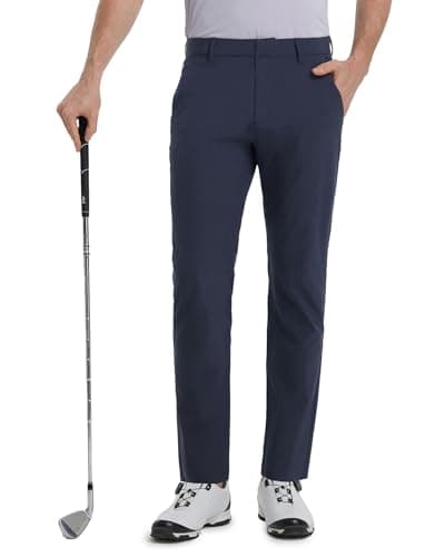 M MAELREG Men's Stretch Lightweight 5 Pockets Golf Pants - Casual Trousers for Men Water-Resistant 30"/32"/34"
