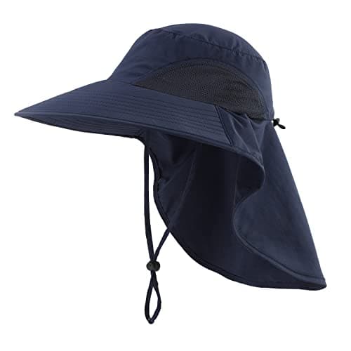 High UPF50+ Sun Protection Outdoor Fishing Hat with Wide Brim and Neckerchief for Men and Women
| Ultimate Outdoor UPF5