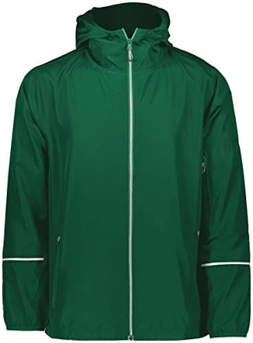 Holloway Sportswear Packable Full Zip Jacket Dark Green Outdoor Activity Jacket Lightweight Fast Drying
| Holloway Spor