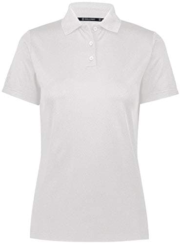 Holloway Prism Polo Shirt for Ladies 2Xl White Lightweight Breathable Stretchable Perfect for Tennis and Golf Solar Refl