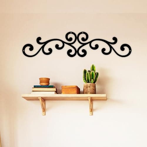Rustic Iron Metal Scroll Wall Art for Front Porch and Entryway Decor
| Pair Scroll Metal Decorations for Living Room Ha