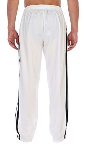 Gioberti Mens Athletic Track Pants with Zip Bottom - Comfortable Elastic Waist, Quick-Drying Material, Perfect for Fitne