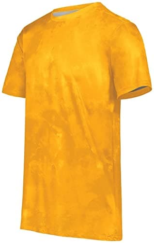 Holloway Men's Stock Cotton-Touch Poly Tee + Comfort + Outdoor + Lightweight + Stretchy + Medium Size + 100% Polyester +
