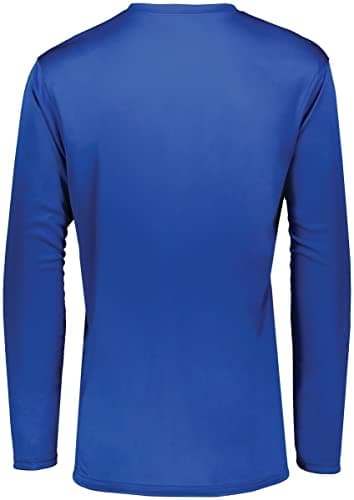 Holloway Sportswear Momentum Long Sleeve Tee XL Royal + Fast Drying + Moisture Wicking +Athletic Men