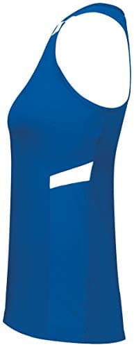 Holloway Ladies Pr Max Compression Jersey XL Royal/White - Fast Drying Breathable Sportswear for Fitness Enthusiasts in