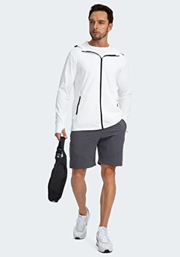 Men's UPF 50+ Light Jacket for Hiking Sun Protection
| Men's Full Zip Sun Protection Hoodie for Fishing
| Men's Long Sl