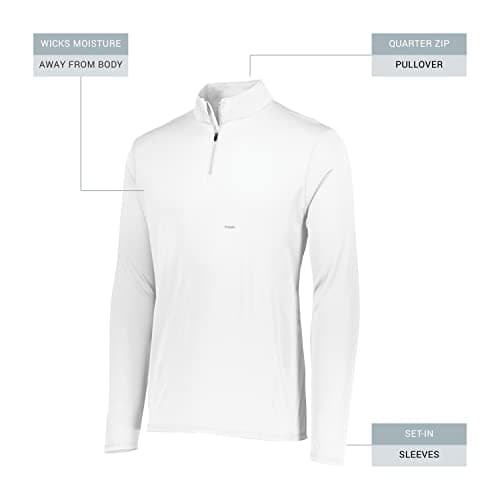 Augusta Sportswear Men's Attain Light Weight Wicking Knit 1/4 Zip Pullover for Comfort and Performance
| Augusta Sports
