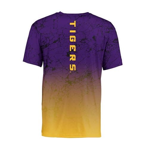 Holloway Men's NCAA Cotton-Touch Poly Marble Tee: Officially Licensed Comfortable Collegiate Shirt for Sport Fans
| Hol