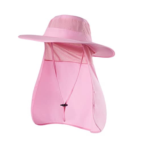 Sclzoed Outdoor Sun Hat for Men UPF50+ Mesh Wide Brim Fishing Hat with Neck Flap
| Sclzoed Men's Fishing Hat UPF50+ Out
