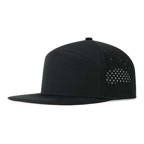 FEINION Men's Adjustable Performance Laser Perforated Baseball Cap for Summer Sports