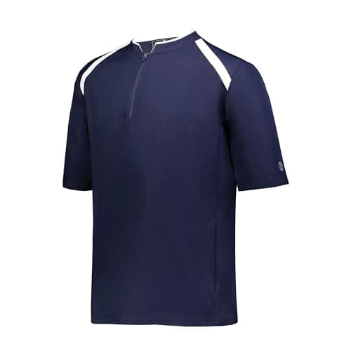 Holloway Clubhouse Short Sleeve Pullover Cage Jacket for Men in Office Casual Wear Lightweight Breathable Comfortable