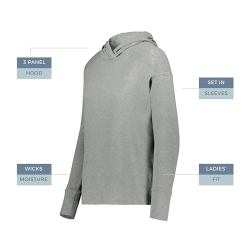 Holloway Ladies Ventura Soft Knit Hoodie for Comfortable Daily Wear and Outdoor Activities Warmth and Style Medium Size