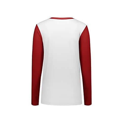 Holloway Women's NCAA Collegiate Fanwear Long Sleeve Tee-Comfy Fit & Stylish Design for Game Days & Everyday Wear-Soft C
