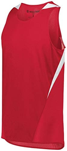 Holloway Sportswear PR Max Track Jersey L Scarlet/White Running Specific Heat Regulating Technology Breathable Design
|