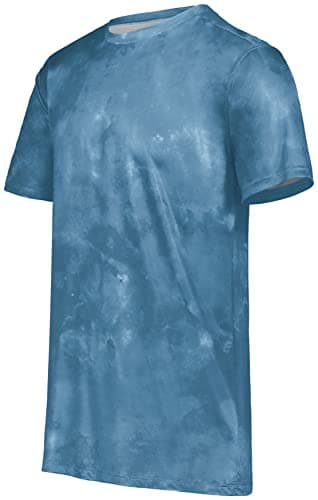 Holloway Men's Stock Cotton-Touch Poly Tee + Comfort + Outdoor + Lightweight + Stretchy + Medium Size + 100% Polyester +