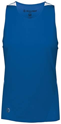 Holloway Ladies Pr Max Track Jersey 2Xl Royal/White + Core Warmth + Running Enthusiasts + Outdoor Races + Quick Dry Tech