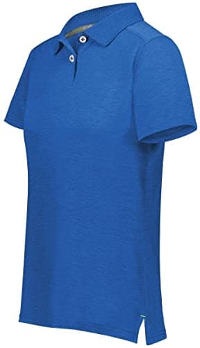 Holloway Sportswear Womens Repreve® Eco Polo XL Royal Heather + Sustainable Fabric + Active Women + Outdoor Sports + moi