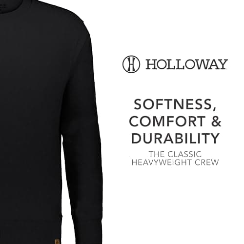 Holloway Men's Sweatshirt + Warm + Casual + Outdoor + Warmth Retention + 100% Polyester + Winter Wear + Stay Warm